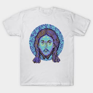 Icon of Christ 16bit - Pixel Art Commodore64 T-Shirt